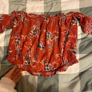 American eagle off shoulder top